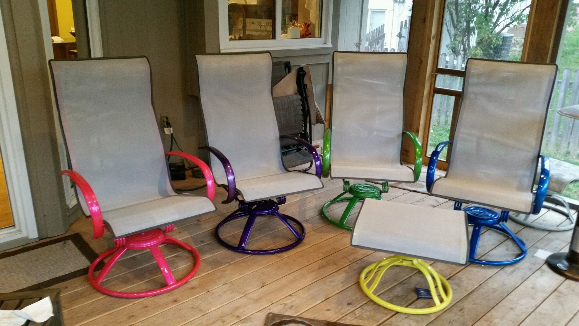 Powder coating work sample 4